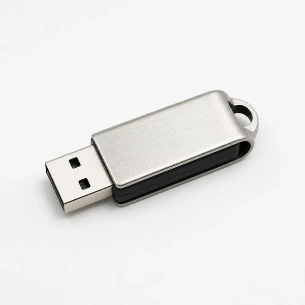 Clé USB à boîtier en métal brossé