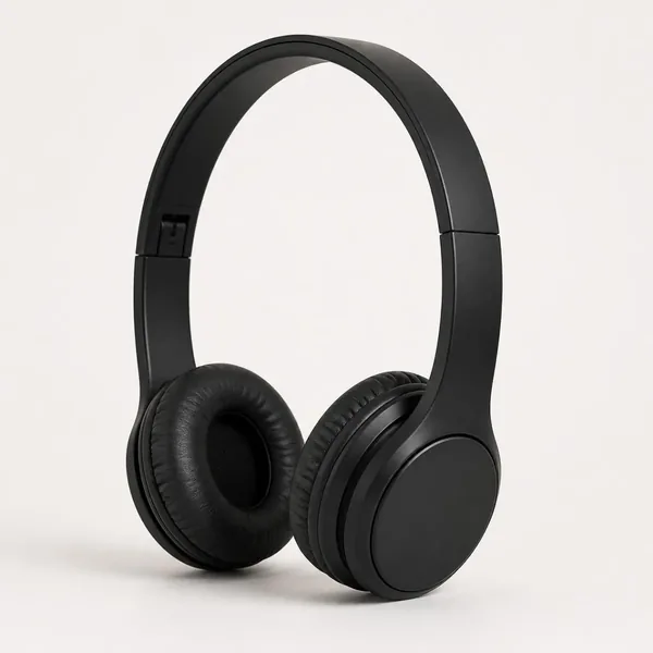Casque audio sans fil noir